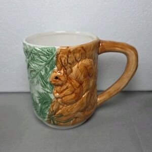 Vintage 1993 CBK LTD Squirrel Cottagecore Collectable Cup Mug From Taiwan